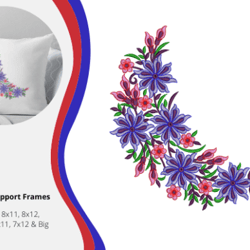 flower patch embroiderybouquets & bunches embroidery designs