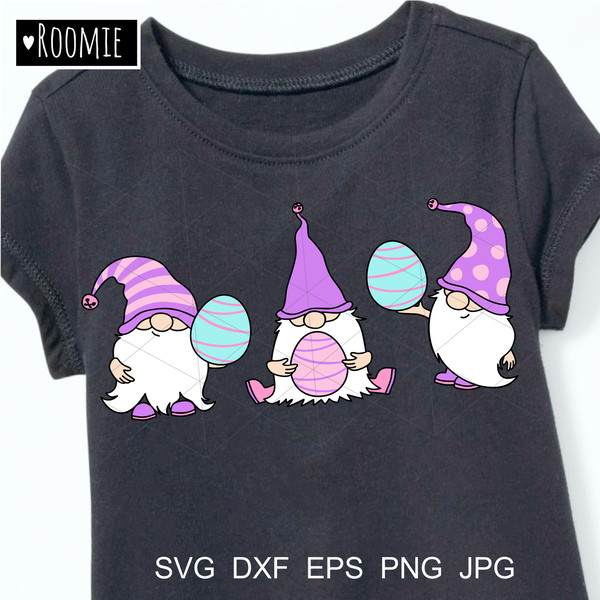 Easter Gnomes Pastel Colors Shirt Design.jpg