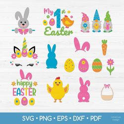 Easter Bundle SVG Cut Files - 15 items