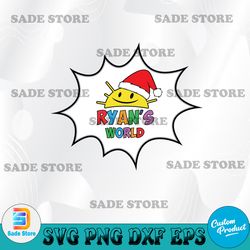 ryan's world with red hat  in symbol svg, cricut, svg files, file for cricut, for silhouette, cut file, dxf, png, svg