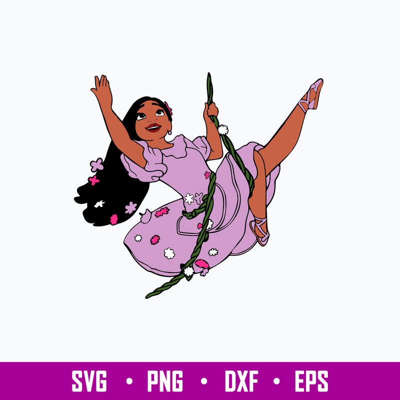 Isabela Madrigal Encanto Svg, Encanto Svg, Disney Svg, Png Dxf Eps File.jpg