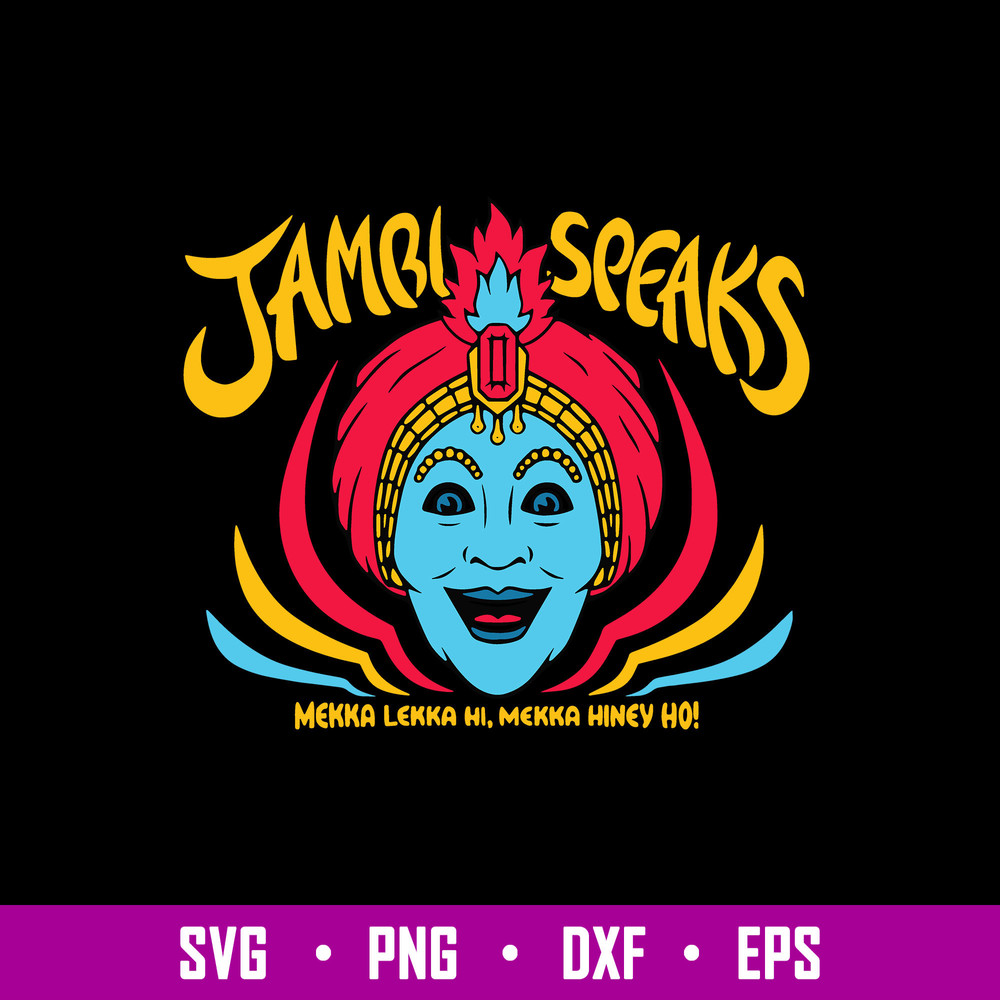 Jambi Speaks Mekka Lekka Hi Mekka Hiney Ho Svg, Png Dxf Eps FIle.jpg