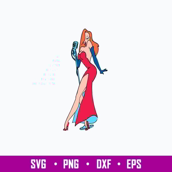 Jessica Rabbit Svg, Roger Rabbit Svg, Png Dxf Eps File | Inspire Uplift