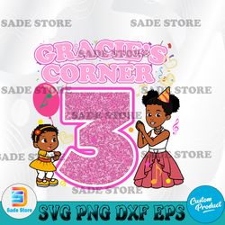 gracies corner birthday cake topper,gracies corner birthday party,gracies corner cake topper,gracies corner birthday