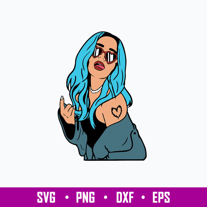 La Bitchota Karol G Svg, Karol G Singer Svg, Bitchota Svg, Png Dxf Eps File.jpg