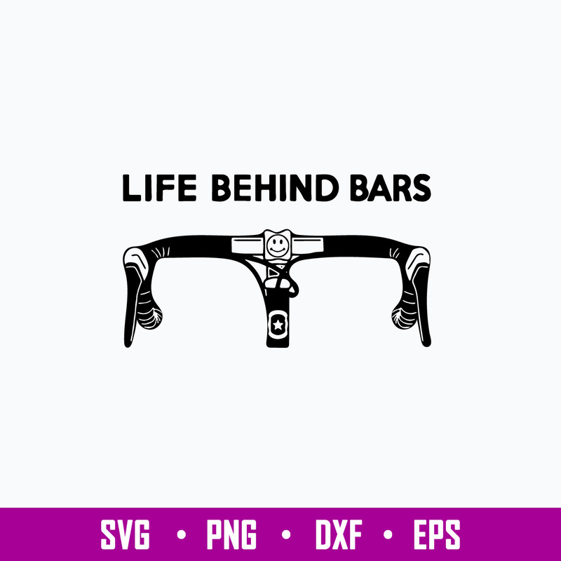 Life Behind Bars Bicycle Svg, Skeleton Svg, Png Dxf Eps File.jpg