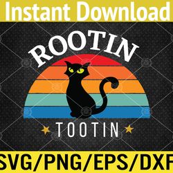 Mens Rootin Tootin cat. Retro Style, rootin tootin Cowboy cat Svg, Eps, Png, Dxf, Digital Download