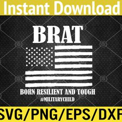 Brat | Purple Up Military Child Awareness Svg, Eps, Png, Dxf, Digital Download