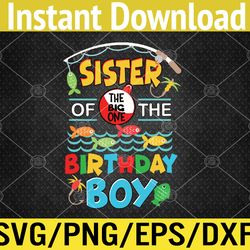 o fish ally one birthday svg, eps, png, dxf, digital download