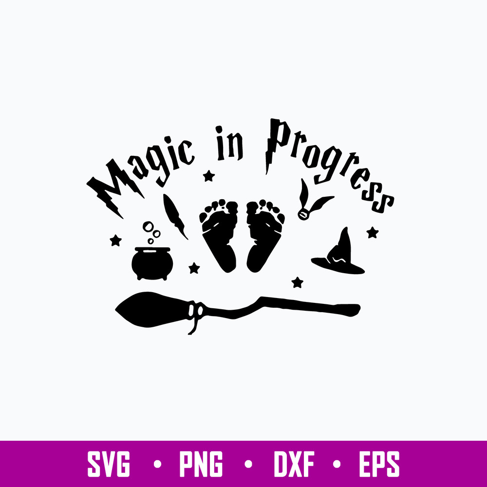 Magic In Progtess Svg, Harry Potter Svg, Png Dxf Eps File.jpg