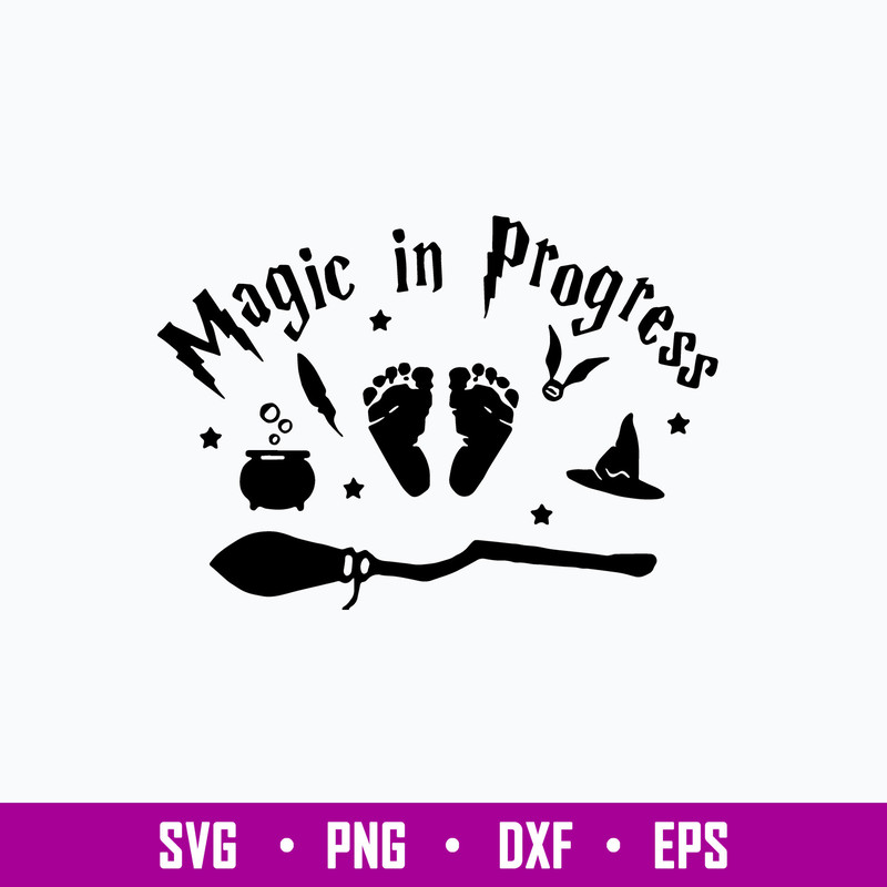 Magic In Progtess Svg, Harry Potter Svg, Png Dxf Eps File.jpg