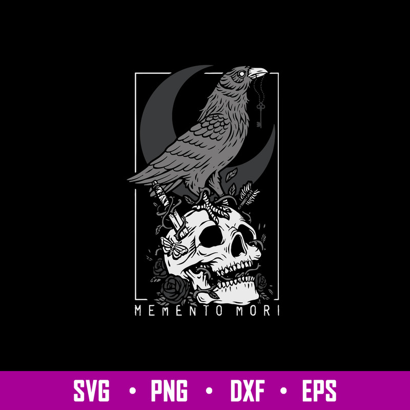 Memento Mori Svg, Skull Svg, Png Dxf Eps File.jpg