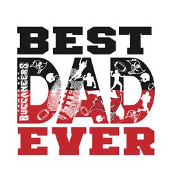 Tampa Bay Buccaneers Best Dad Ever Svg, Fathers Day Svg, Father Svg, Fathers Gift, Dad Svg, Dad Gift Svg