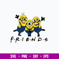 Minion Friends Svg, Minion Svg, Png Dxf Eps File