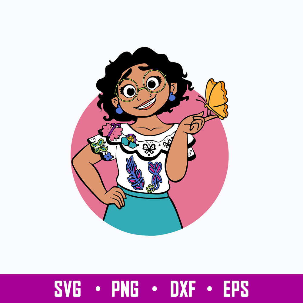 Mirabel Madrigal Encanto Svg, Encanto Characters Svg, Disney Svg, Png Dxf Eps File.jpg