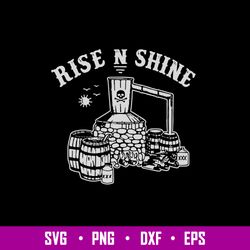 Moonshine Rise N Shine Svg, Png dxf Eps File