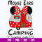 Mouse Aers And Camping Kinda Girl Svg, Png Dxf Eps File.jpg