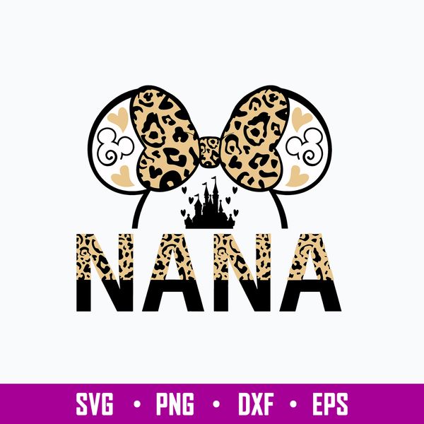 Mouse Nana Leopard Svg, Minie Mouse Svg, Disney Svg, Png Dxf Eps File.jpg