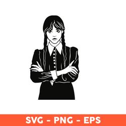 wednesday svg, wednesday png, wednesday addams, the addams family, wednesday, never more - download file