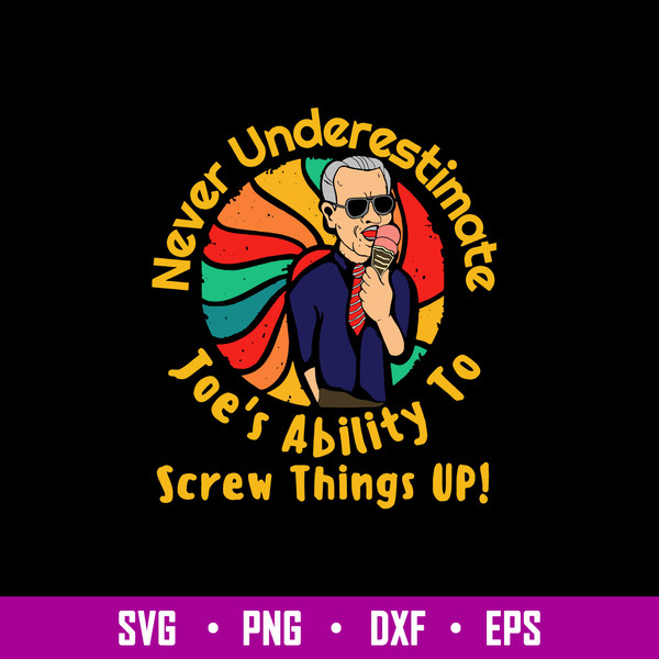 Never Underestimate Joe’s Ability To Screw Things Up Svg, Png Dxf Eps File.jpg