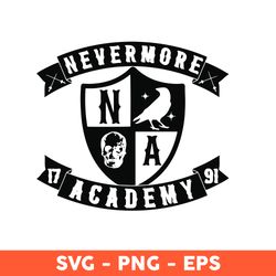 Nevermore Academy Wednesday SVG, Nevermore Academy Logo Svg, Wednesday Addams PNG, Nevermore Academy Svg - Download File