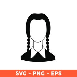 Wednesday SVG, Wednesday Png, Wednesday Addams, The Addams Family, Wednesday, Never More - Download File