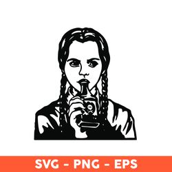 wednesday addams svg, wednesday svg, merlina svg, wednesday addam family svg, wednesday addams svg - download file