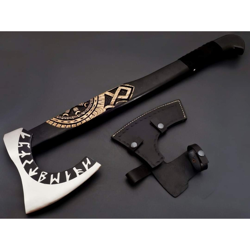 HandForged Carbon Steel Viking Axe