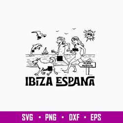 Nude Beach Ibiza Spain Svg, Funny Svg, Png Dxf Eps File
