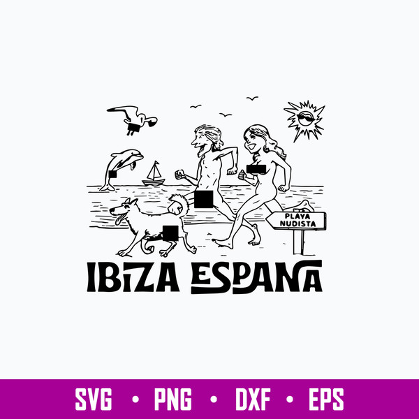Nude Beach Ibiza Spain Svg, Funny Svg, Png Dxf Eps File.jpg