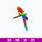 Parrot Colorful Svg, Png Dxf Eps File.jpg