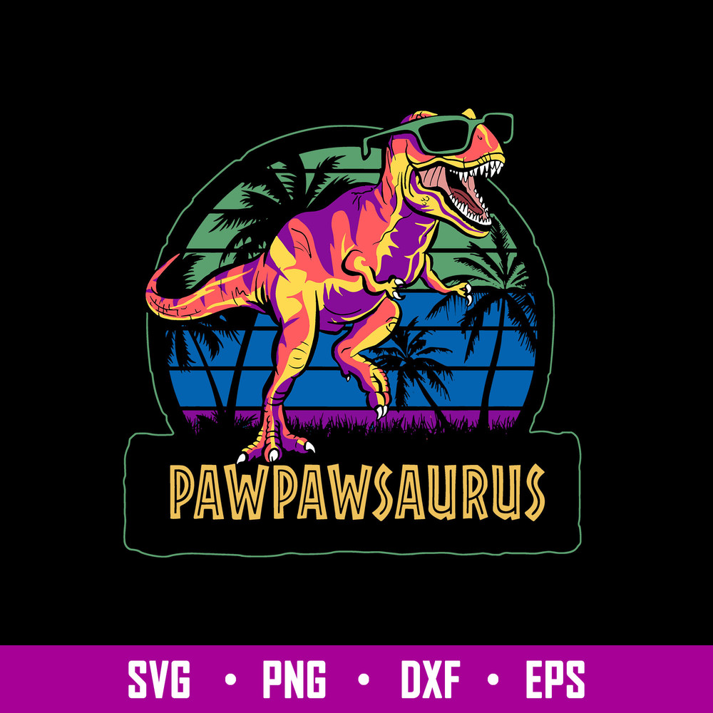 Pawpawsaurus T Rex Svg, Dinosaur Svg, Png Dxf Eps File.jpg