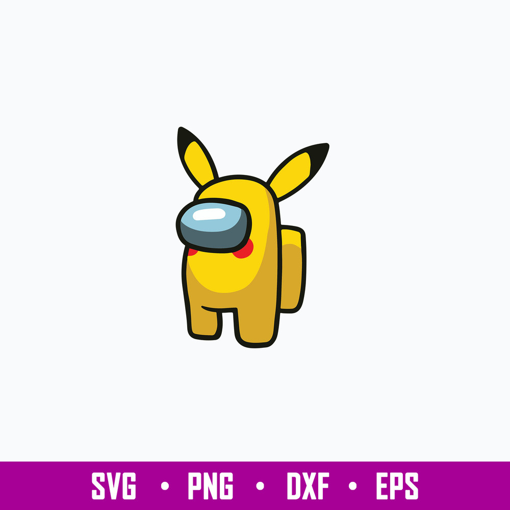 Pikachu Among Us Imposters Svg, Among Us Svg, Pikachu Svg, Png Dxf Eps File.jpg