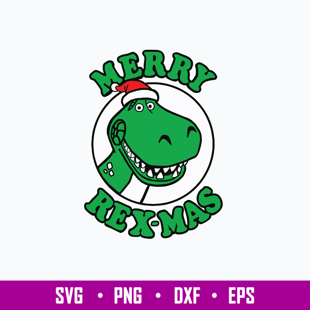 Pixar Toy Story Merry Rex-Mas Svg, Dinosaur Christmas Svg, Png Dxf Eps File.jpg