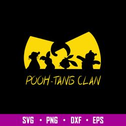 Pooh Tang Clan Svg, Winie The Pooh Svg, Cartoon Svg, Png Dxf Eps File