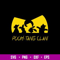pooh tang clan svg, winie the pooh svg, cartoon svg, png dxf eps file