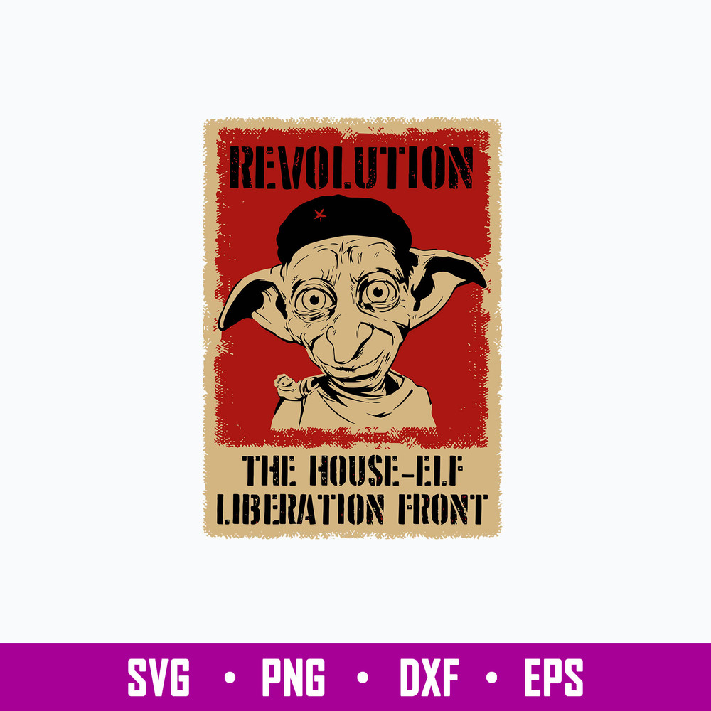 Revolution The House ELF Liberation Front Svg, Png Dxf Eps File.jpg
