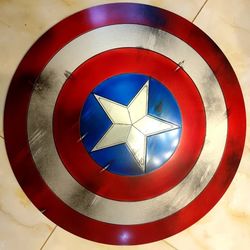 captain america shield for cosplay and decor metal shield