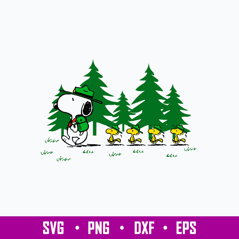 Snoopy Woodstock Camping Svg, Snoopy  Svg, Png Dxf Eps File.jpg