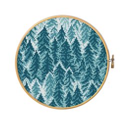 autumn forest - cross stitch pattern