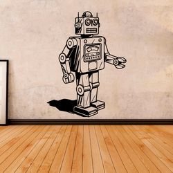 Robot, Robotics, Transformer, Mechanisms, For Boys, Wall Sticker Vinyl Decal Mural Art Decor