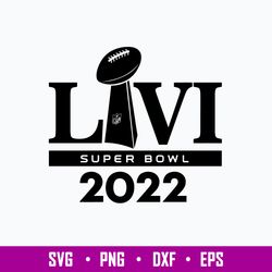Super Bowl 2022 Logo Svg, Png Dxf Eps File