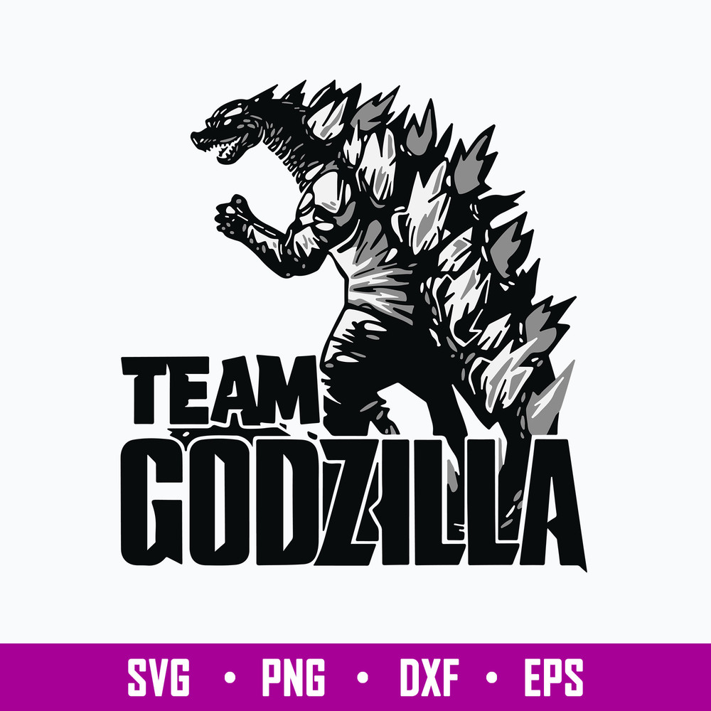 Team Godzilla Svg, Godzilla Vs Kong Svg, Godzilla Svg, Png Dxf Eps File.jpg