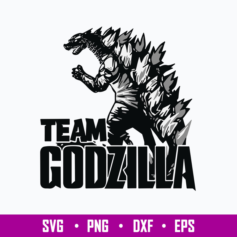 Team Godzilla Svg, Godzilla Vs Kong Svg, Godzilla Svg, Png Dxf Eps File.jpg