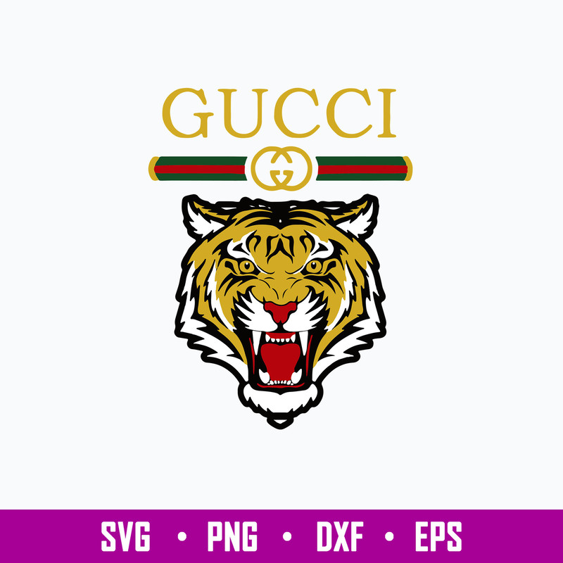 Tiger Gucci Fashions Svg, Gucci Svg, Tiger Svg, Brand Svg, Png Dxf Eps File.jpg