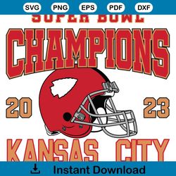 kansas city superbowl champions png, kansas city 2023 svg cutting files