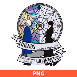 enid and wednesday, friends, split window, wednesday addams png, nevermore academy png - download file