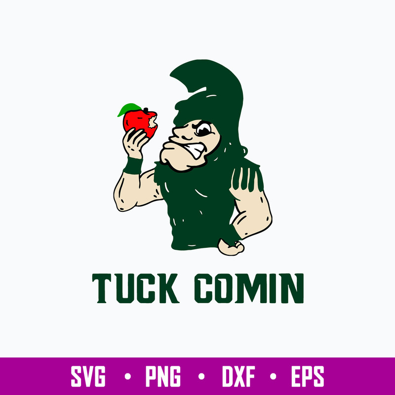 Tuck Comin MSU Vintage Football Svg Tuck Is Coming Svg, Png Dxf Eps File.jpg