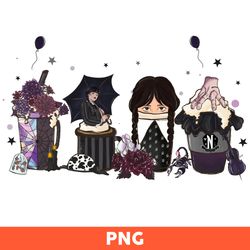 wedneday addams coffee png, wedneday coffee png, coffee lover, nevermore academy png, addams family - download file