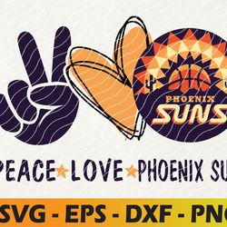 peace love phoenix suns svg, basketball team svg, cleveland cavaliers svg, n b a teams svg, instant download,